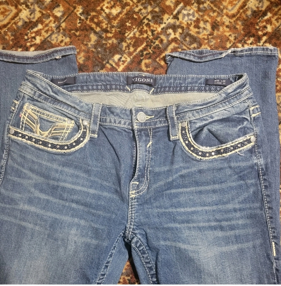 Vigoss Women's Light Blue Boot Cut Jeans